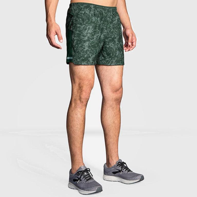 Brooks Sherpa 5 Løpeshorts Herre Verkkokauppa - Grønn - Norge (KDM850673)